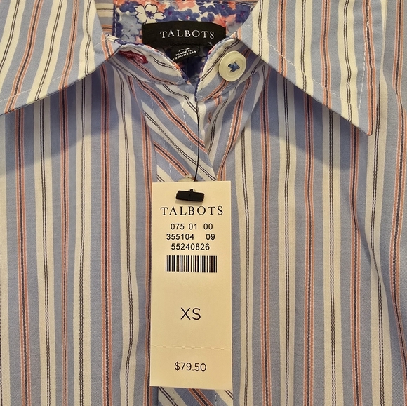 Talbots - Striped Button Down Shirt - Picture 13 of 16